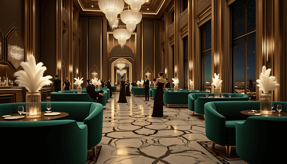 2025 Düğünlerinde Art Deco Temalı After Party'ler ve OrtakAlan.app ile Anı Toplama