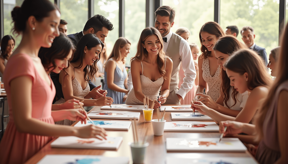 Düğünlerde OrtakAlan.app ile Misafirlerinizi Sanatçıya Dönüştürün!