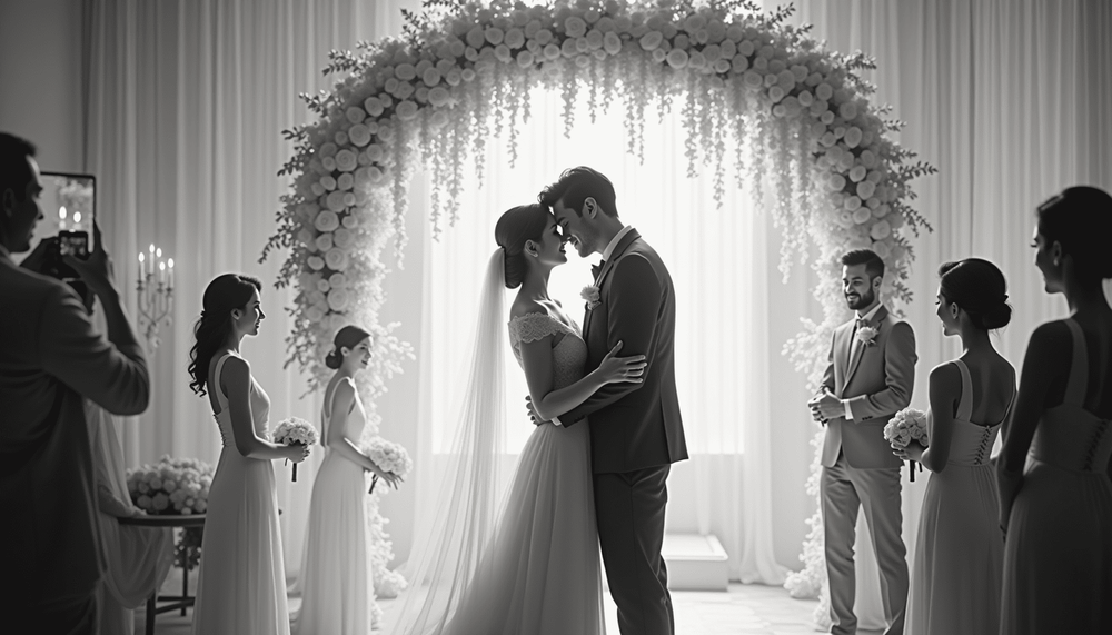 2025 Düğünlerinde OrtakAlan.app ile Monokrom Fotoğraf Trendi