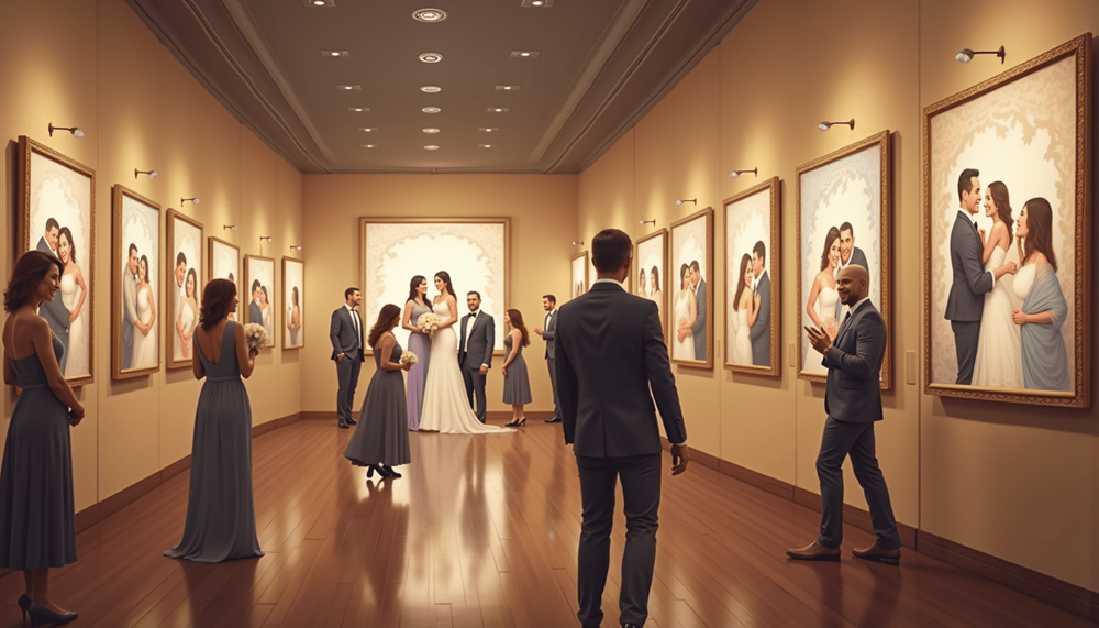 OrtakAlan.app ile Sanatı Düğününüze Taşıyın: Misafirlerinizin Fotoğraflarından Sanat Eserleri Yaratın