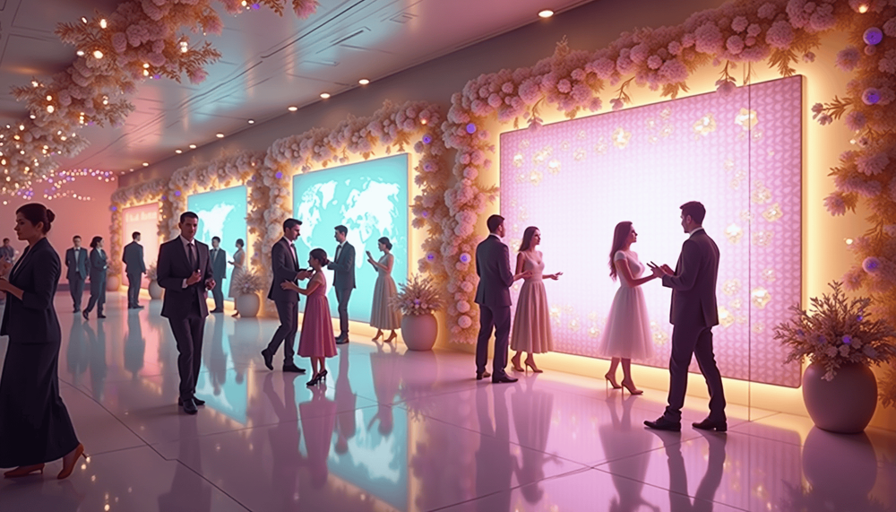 OrtakAlan.app ile 2025'te Düğünlerinizi Renklendirecek Etkileşimli Fotoğraf Duvarları