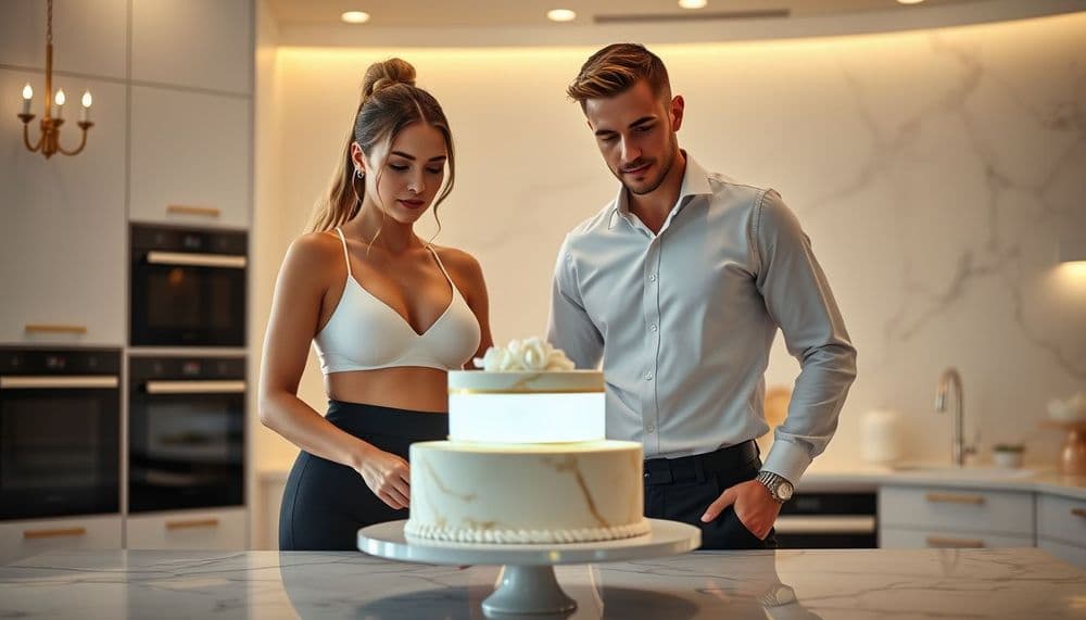 Düğün Pastasında ‘Gizli Işık Katmanı’ Trendi: Kesildiğinde Ortaya Çıkan Büyüleyici Sürprizler