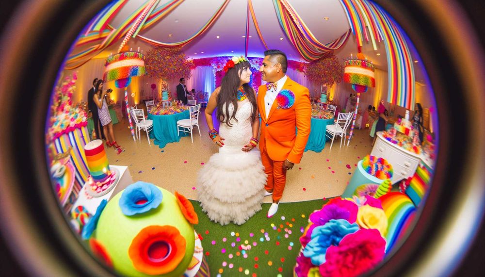 Gökkuşağı Renkleriyle Aşk: 2024 Renkli ve Eğlenceli Düğün Temaları