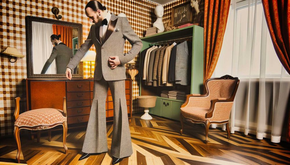 Retro İzlerle 2024 Damatlık Tasarımları: Zamansız Moda Dönüşü