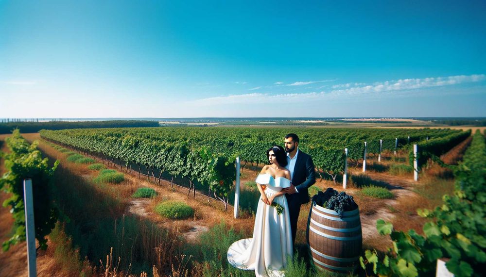Şarap Bağlarında Masalsı Düğün Fotoğrafı Mekanları