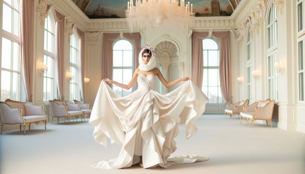 2024 Drapeli Gelinlik Modası: Feminen ve Akıcı Şıklık