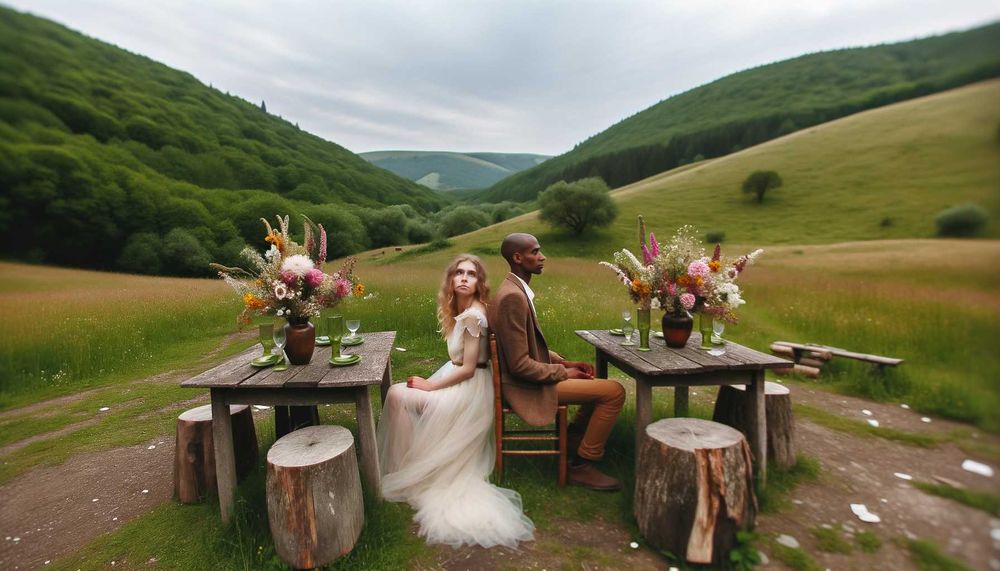 Kırsal Düğün Temaları: 2024'te Doğanın Sakinliğinde Evlilik