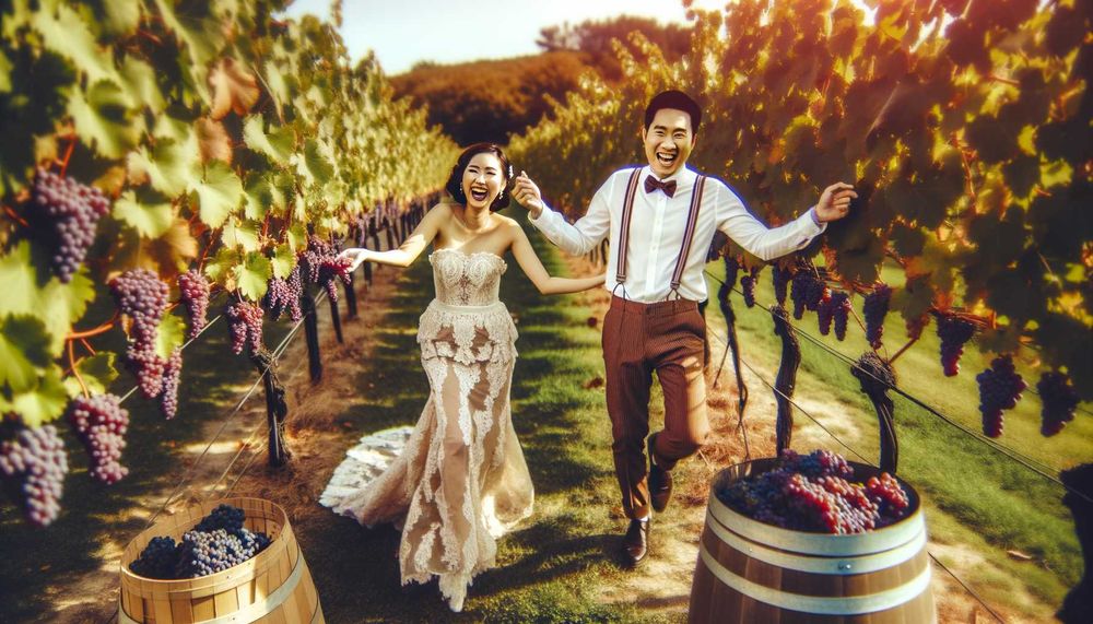 Bağ Bozumunda Düğün Fotoğrafları İçin İdeal Mekanlar