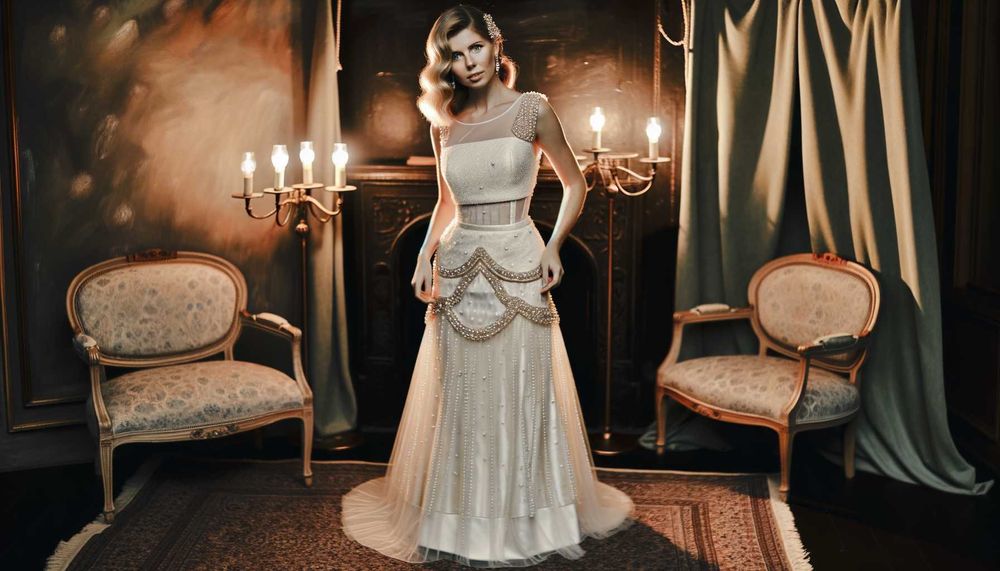 2024 Vintage Glam Gelinlik Modası: Eski Zarafetin Modern Yansıması