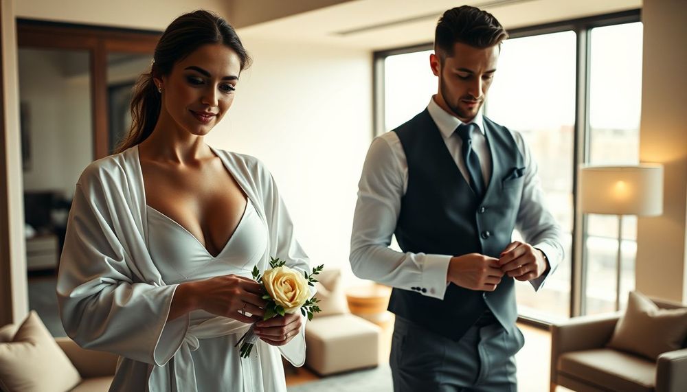 Düğün Gününde Zamana Karşı Şıklık: Hareket Hâlindeyken Kusursuz Kalan Damatlıklar