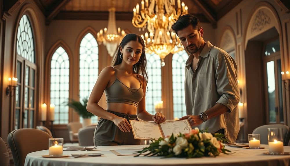 Yıldız Tozu Altında Söz Verilen Aşk: Gece Bahçesinde Sessiz ve Zarif Bir Elf Düğünü