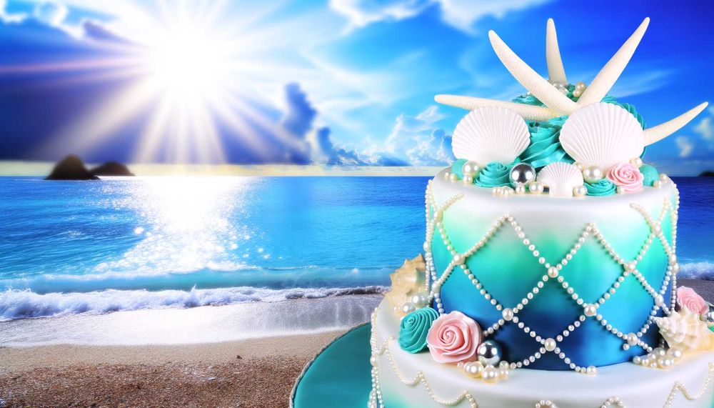 Deniz Temalı Düğünler İçin Unutulmaz Pasta Tasarımları