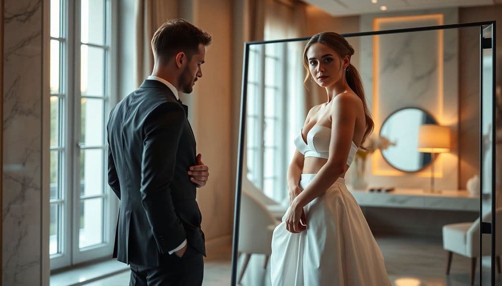 Gelinlik Seçiminde Vücut Dili Etkisi: Aynadaki Duruşun Tarzını Nasıl Değiştirir?