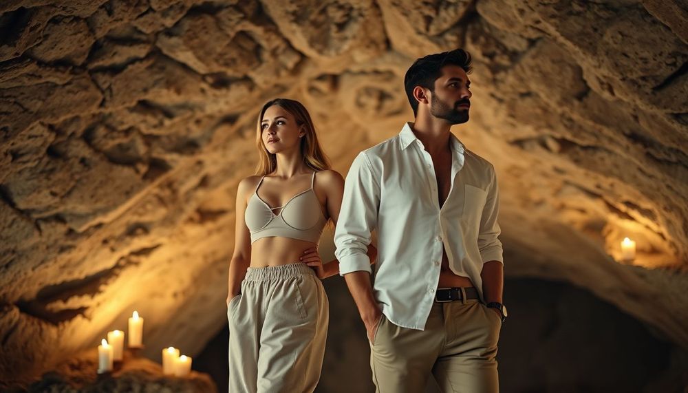 Gözlerden Uzak Serin Mağaralarda Romantik Düğün Kareleri: Yaz Sıcağında Sıradışı Bir Çekim Deneyimi