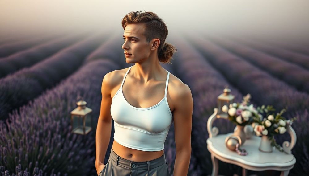 Beyaz Tülün Ötesi: Sisli Lavanta Tarlasında Sabah Serinliğinde Düğün Kareleri