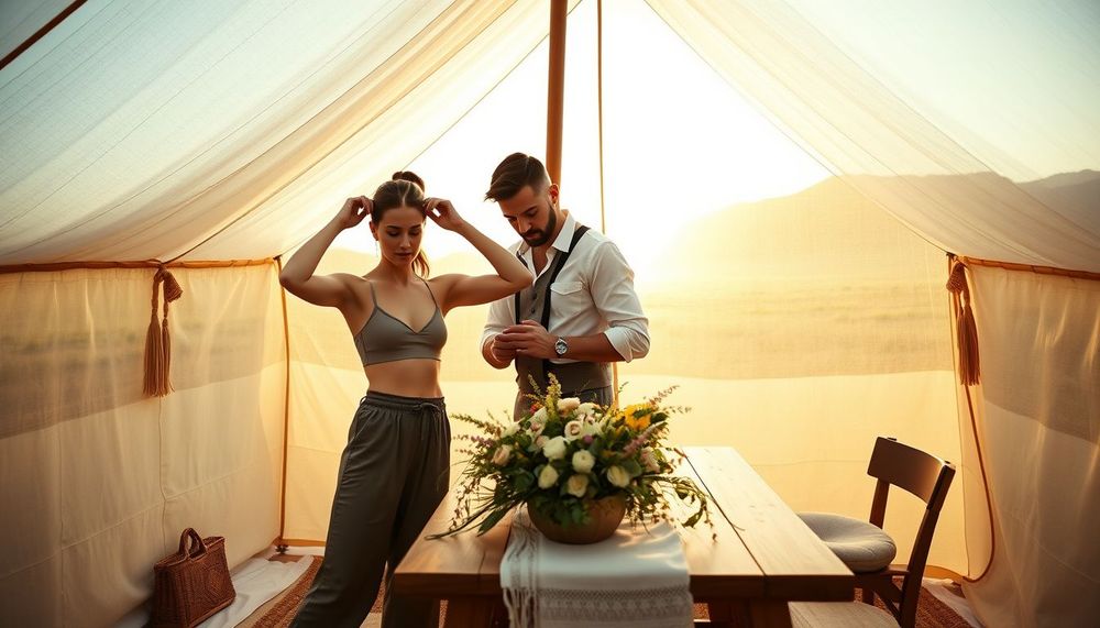 Göçebe Ruhlara Özel: Çadırlar İçinde Sıcak ve Özgün Düğün Teması