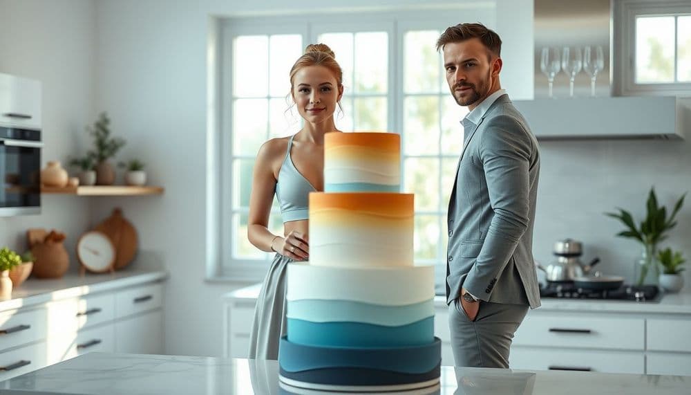 Düğün Pastasında ‘Sessiz Renk Geçişi’ Trendi: Göz Yormadan Büyüleyen Yumuşak Tonlar