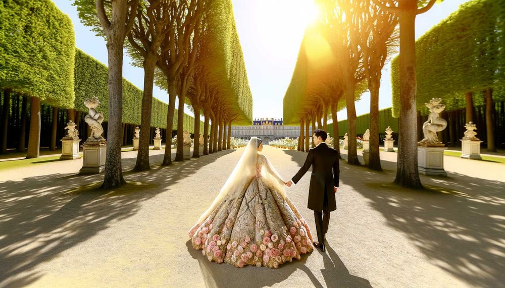 Saray Bahçelerinde Görkemli Düğün Fotoğrafı Mekanları