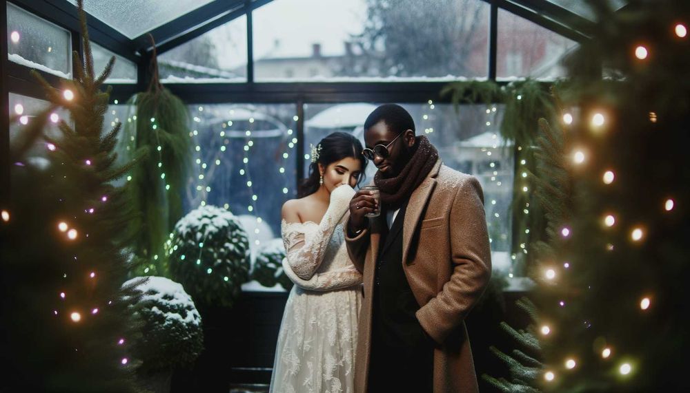 Sıcak Atmosferler İçin Kış Bahçesi Düğün Fotoğrafı Mekanları