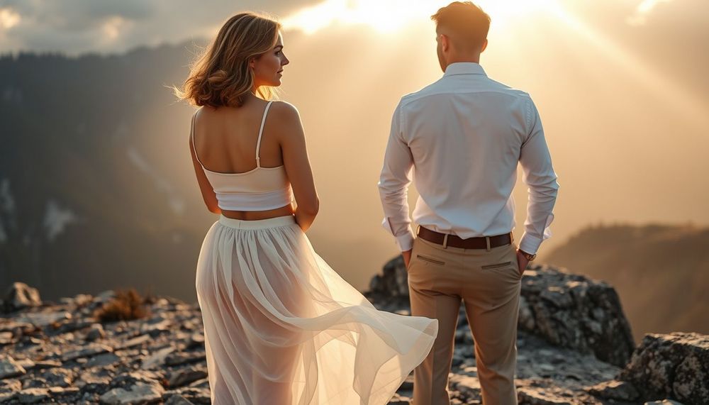 Rüzgârla Dans Eden Gelin Tülleri: Dağ Yamacında Zarif ve Özgün Düğün Kareleri