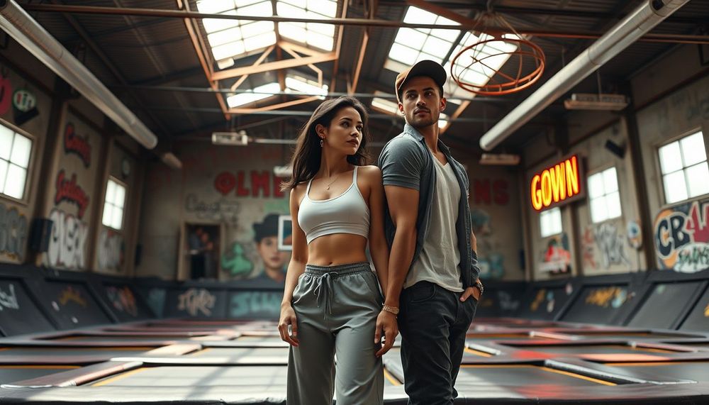 Terk Edilmiş Trambolin Parkında Aşkın Zıplayan Halleri: Sıra Dışı Düğün Fotoğrafları İçin Alternatif Bir Bakış