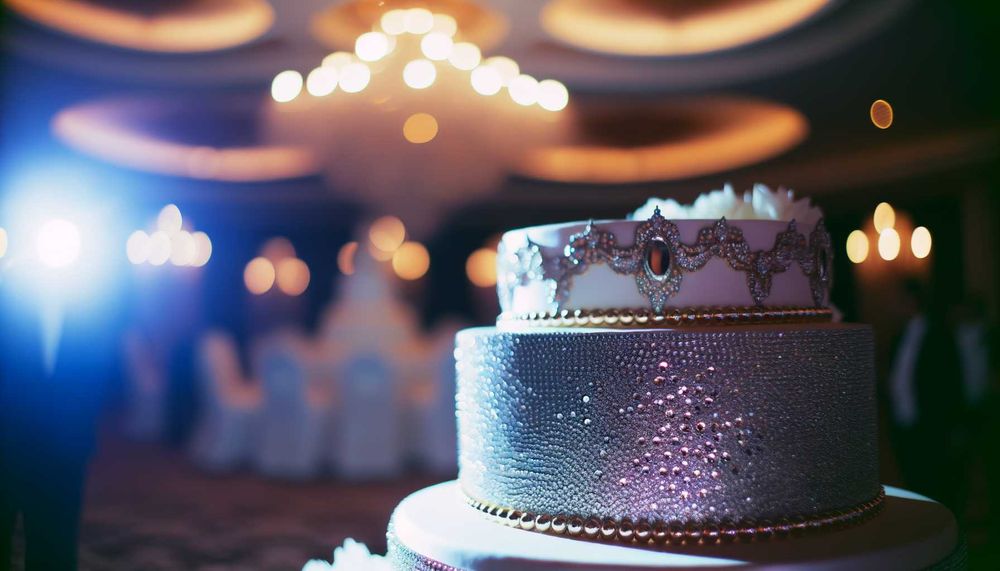 Düğün Pastalarında Metalik Parıltılarla Şıklık Yaratın