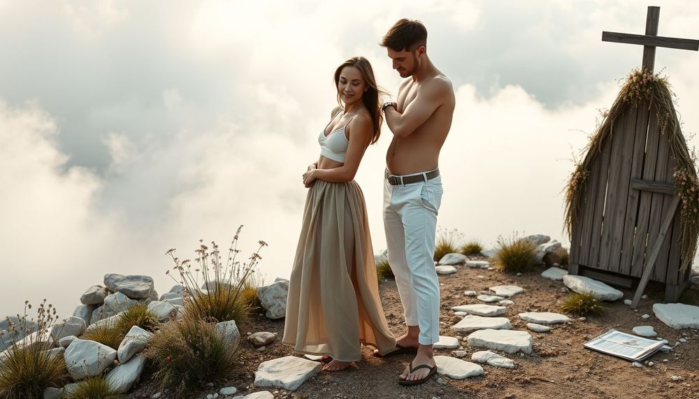 Sis Perdesi Ardında Doğan Aşk: Dağ Zirvesinde Sessiz Bir Elf Nişanı