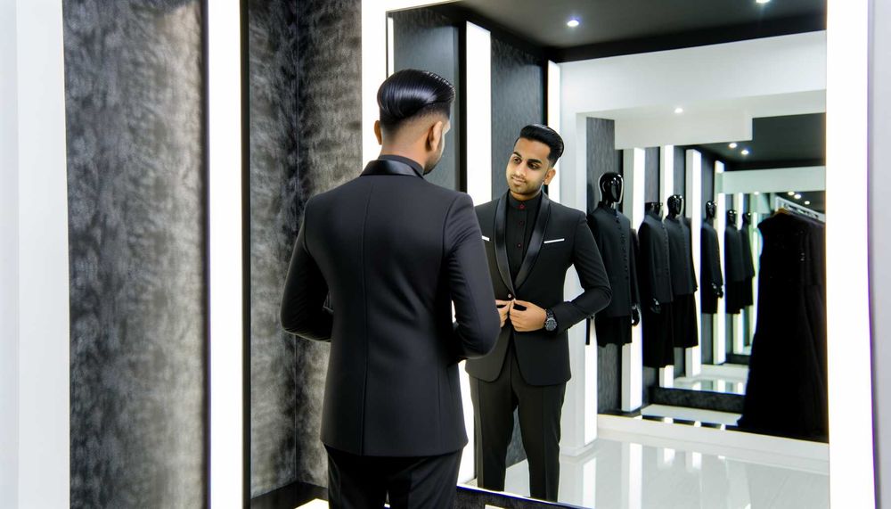 Siyahın Asaleti: 2024 Yılında Damatlar İçin Modern Siyah Damatlıklar