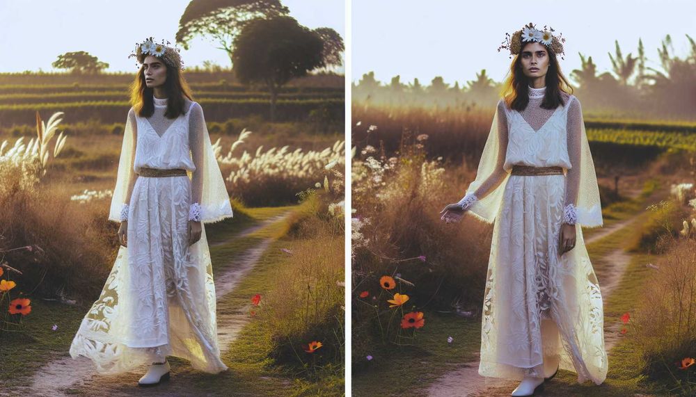 2024 Bohem Gelinlik Modası: Rahat ve Doğal Tarzlar