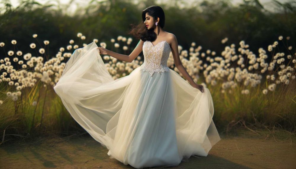2024 Tül Etekli Gelinlik Modası: Hafif ve Havadar Tasarımlar