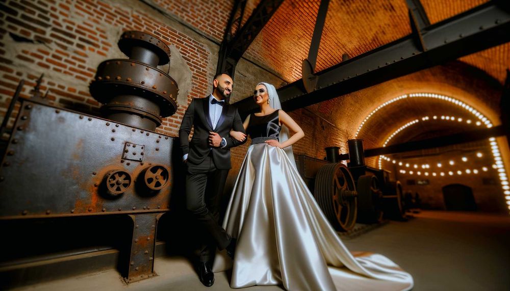 Sanayi Dönemi Fabrikalarında Endüstriyel Düğün Fotoğrafı Mekanları