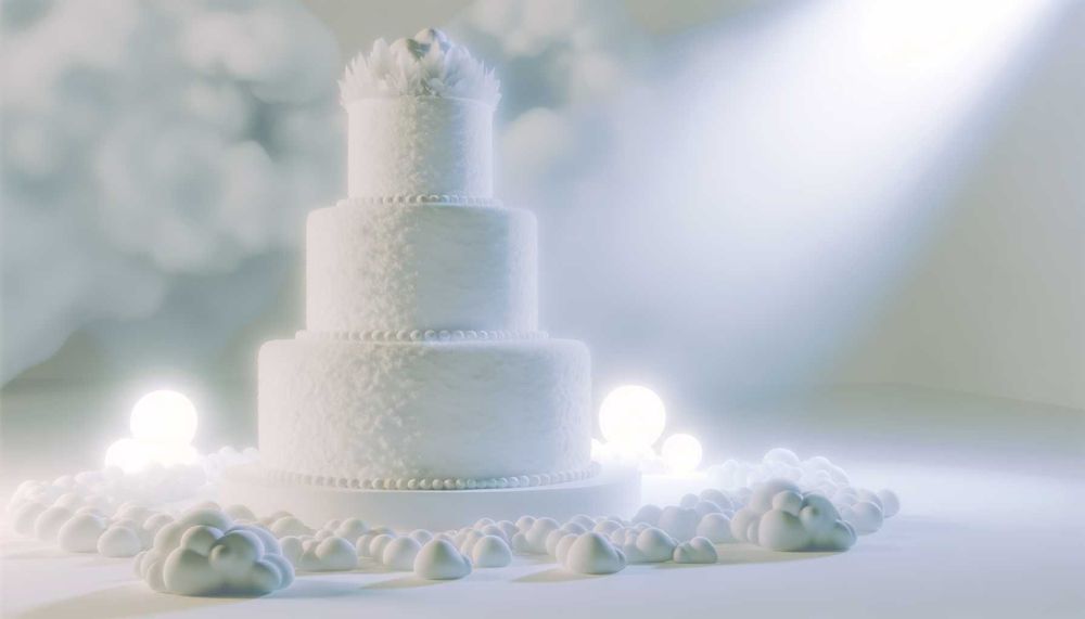 Rüya Gibi Düğünler İçin Bulutlu Pasta Tasarımları