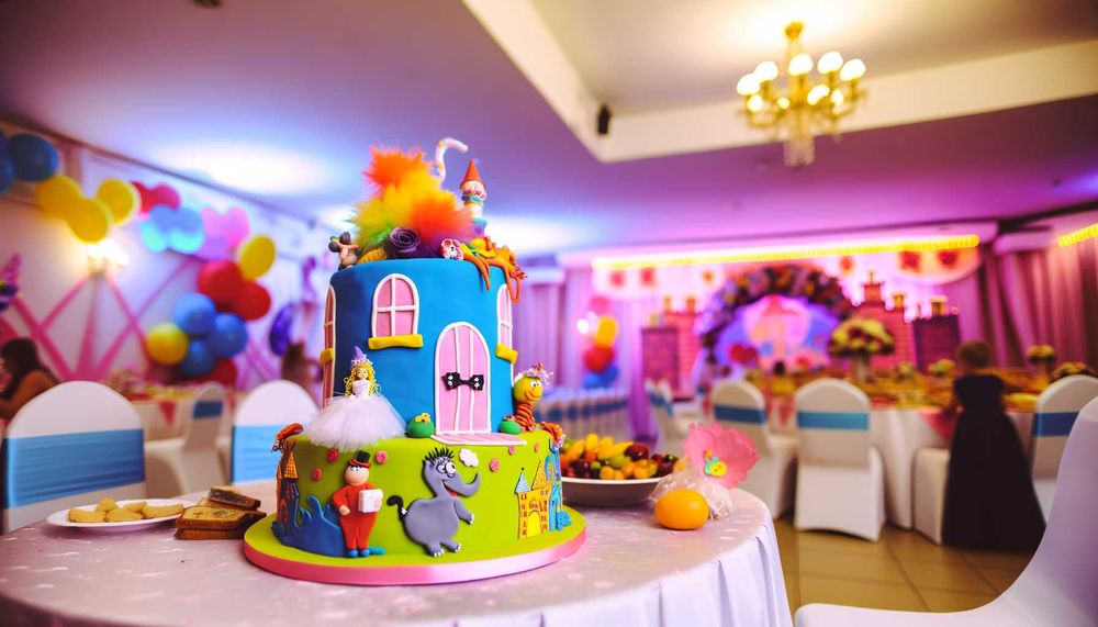 Çocuklu Düğünler İçin Neşeli ve Renkli Pasta Tasarımları