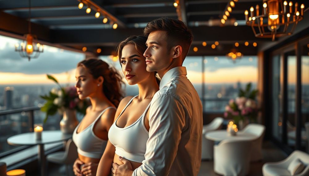 Çatı Katında Aşk: Şehir Manzaralı Modern Düğün Temasıyla Sıra Dışı Bir Kutlama