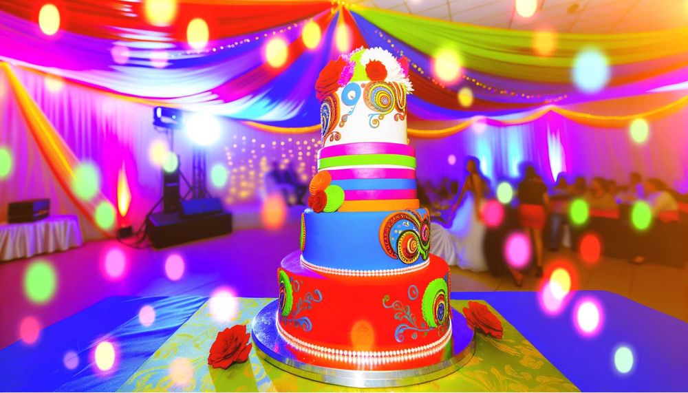 Düğün ve Davetlerde Çarpıcı Renkler: Pasta Tasarımları