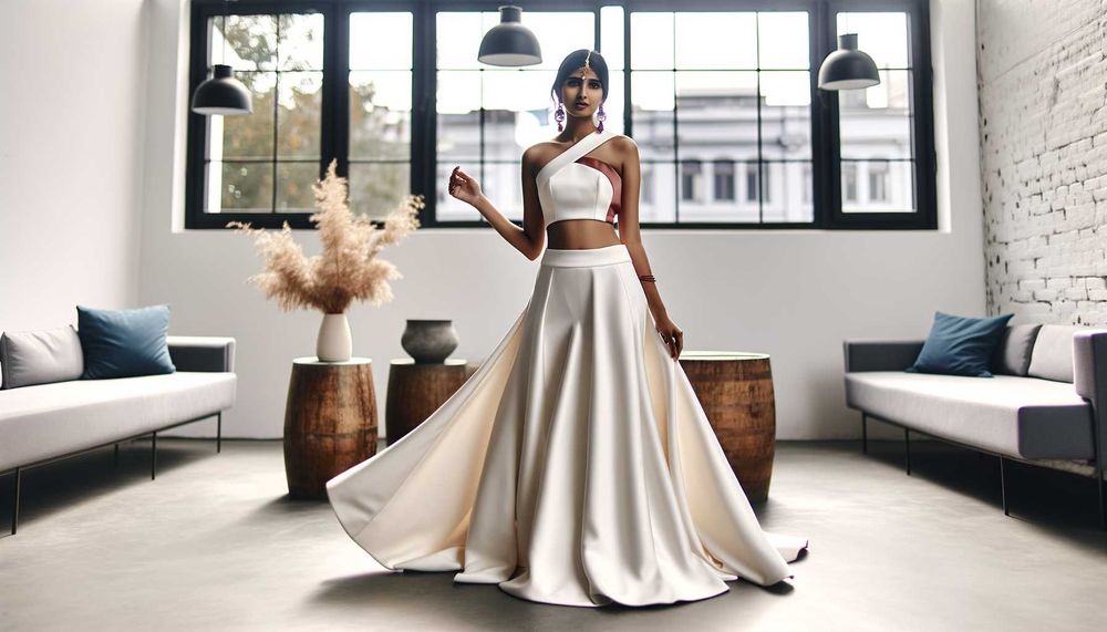 2024 İki Parçalı Gelinlik Modası: Modern ve Esnek Tasarımlar