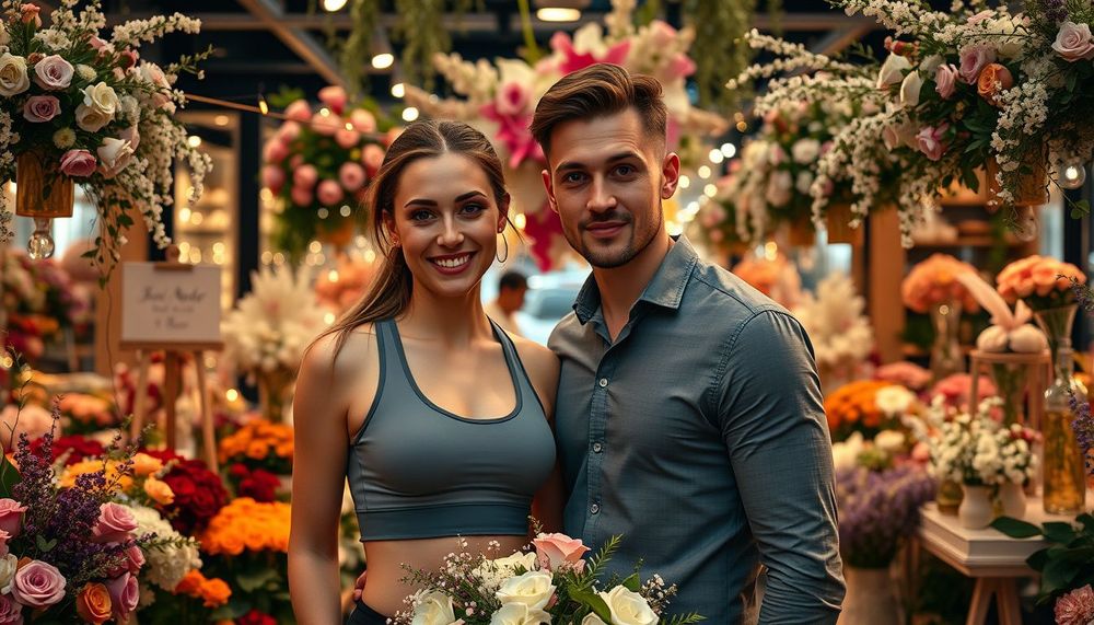 Gece Yarısı Çiçek Pazarı: Loş Işıklarda Sıra Dışı Düğün Kareleri