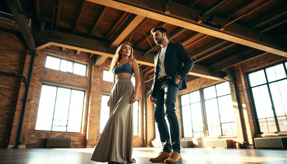 Tavan Arasında Işıkla Dans: Modern Loftlarda Romantik Düğün Karelerine Yeni Bir Soluk