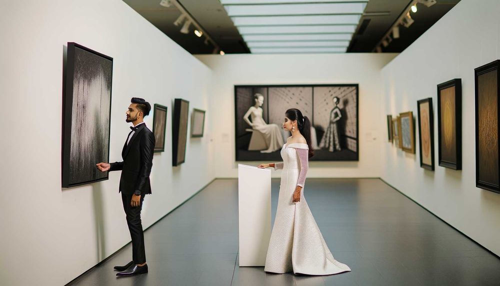 Sanat Dolu Düğün Fotoğrafları İçin Müzeler ve Galeriler