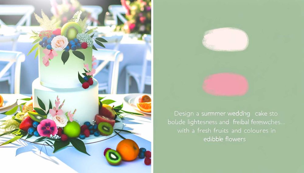 Yaz Düğünleri İçin Hafif ve Ferah Pasta Tasarımları