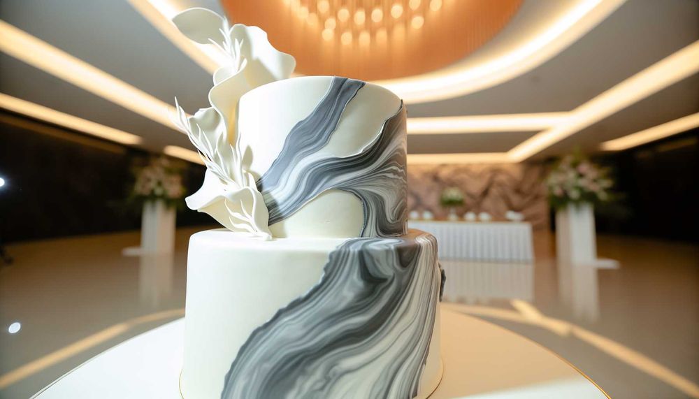 Su Gibi Akan Doku: Akışkan Düğün Pastası Tasarımları