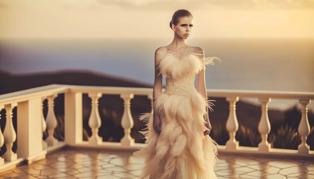 2024 Tüy Detaylı Gelinlik Modası: Romantik ve Zarif Dokunuşlar