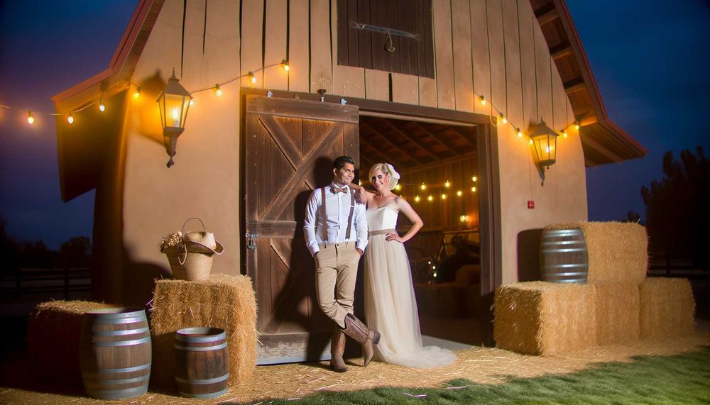 Rüstik Dokunuşlarla Ahşap Yapılar ve Barn Düğün Fotoğrafı Mekanları