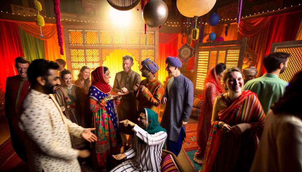 Kına Gecesinde Eğlenceli Anlar Yaratmak İçin Yaratıcı Fotoğraf Fikirleri