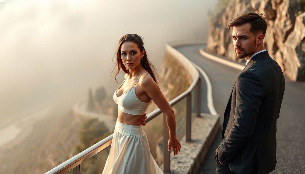 Sisli Dağ Yollarında Düğün Fotoğrafçılığı: Gizemli ve Zarif Bir Aşk Anlatısı