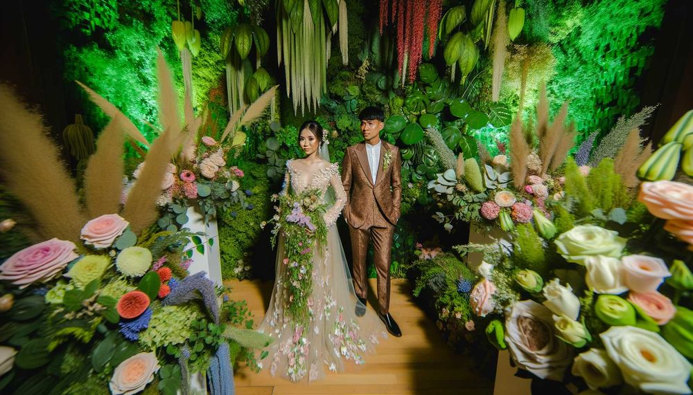 Çiçeklerle Bezeli Düğünler: 2024 İçin Botanik Temalar