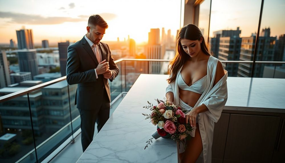 Gölge Işık Oyunlarının Büyüsü: Panoramik Cam Teraslarda Film Gibi Düğün Kareleri