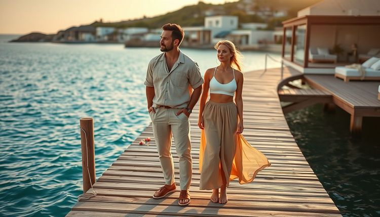 Sıfırdan Kurulan Ahşap İskelelerde Hayat Bulan Düğün Kareleri: Denizle İç İçe Sade ve Şiirsel Anlar