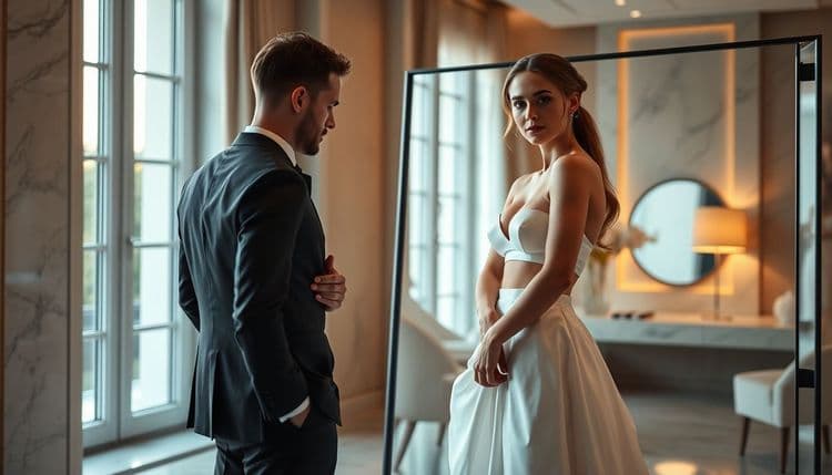 Gelinlik Seçiminde Vücut Dili Etkisi: Aynadaki Duruşun Tarzını Nasıl Değiştirir?