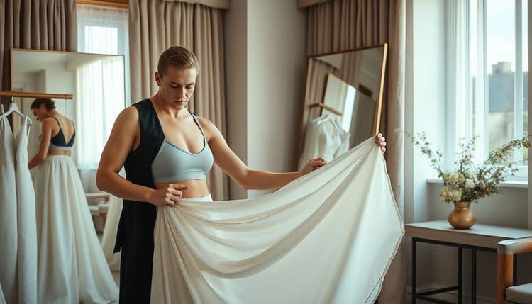 Gelinlikte Sessiz Parıltı: Mat Dokular ve Işık Yutan Kumaşlarla Modern Zarafet